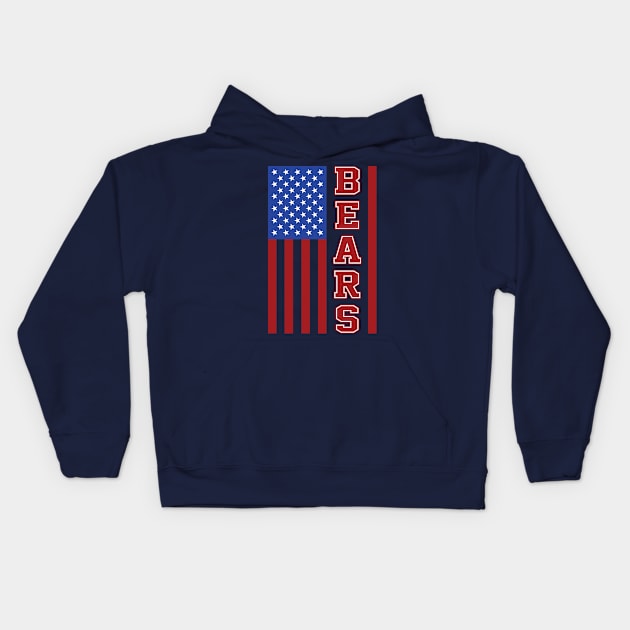 Bears Football Kids Hoodie by Cemploex_Art